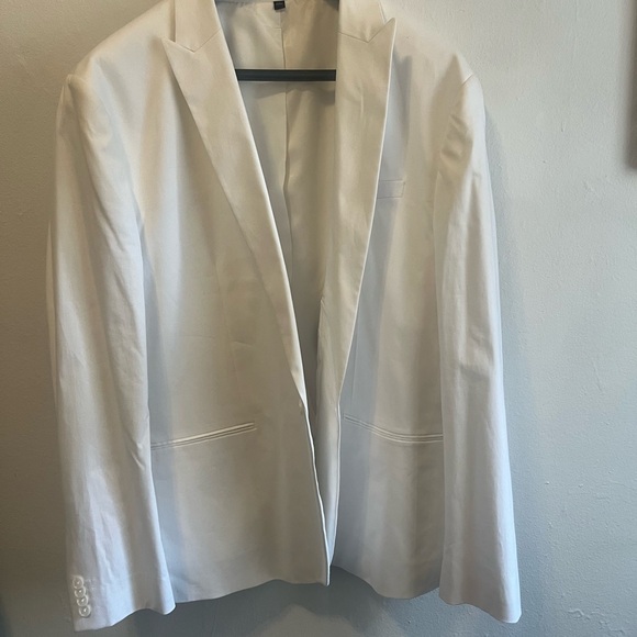 Express White Sport Coat Tailored Blazer